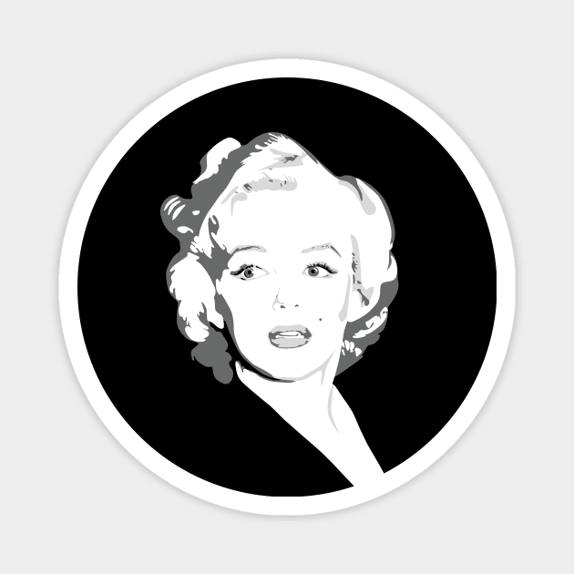 Marilyn Monroe Magnet by Gabriel Pastor Store